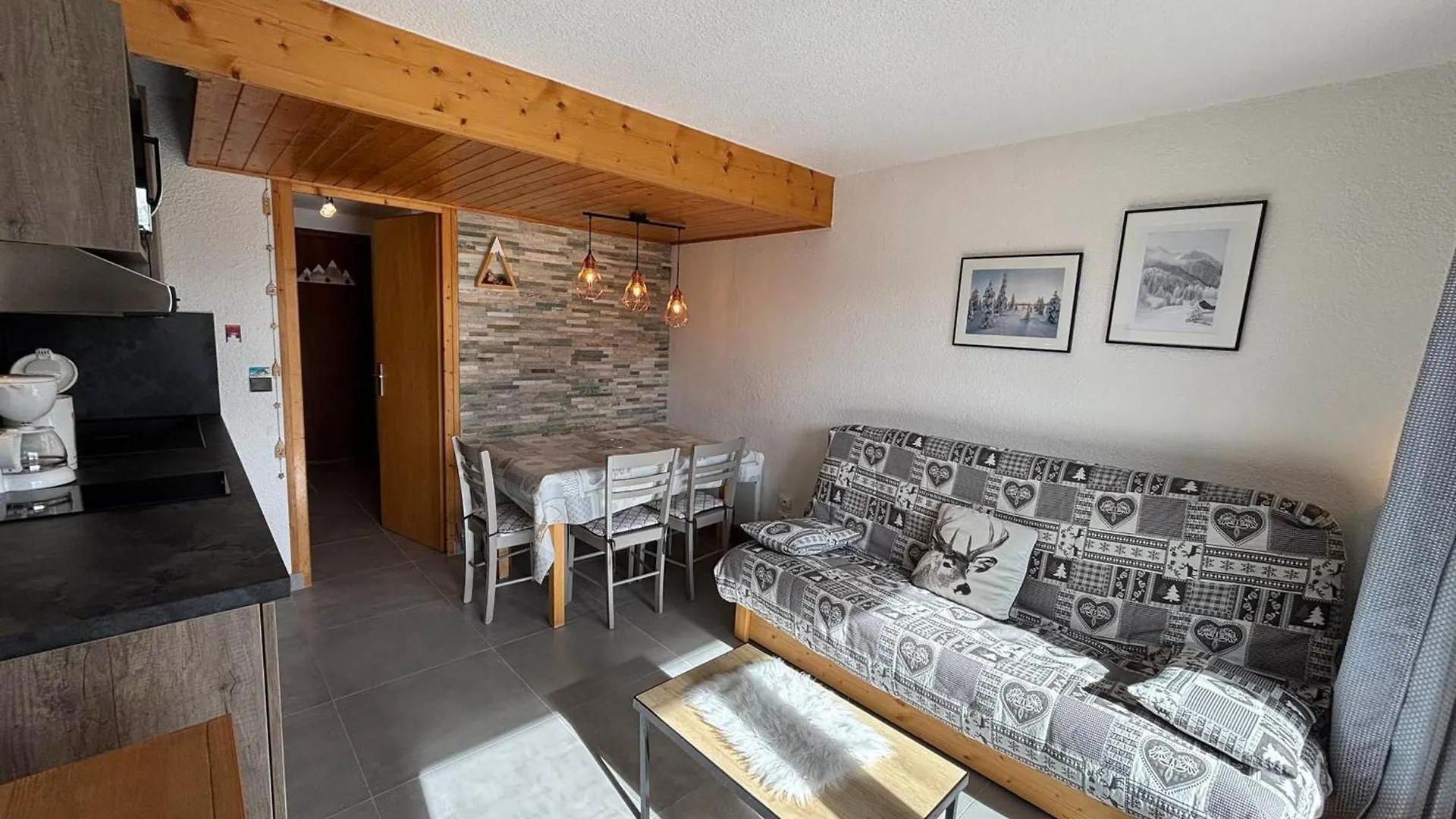 Apartment Les Saisies - Studio Cabine Equipe Pour 4 Avec Balcon - Fr-1-293-150