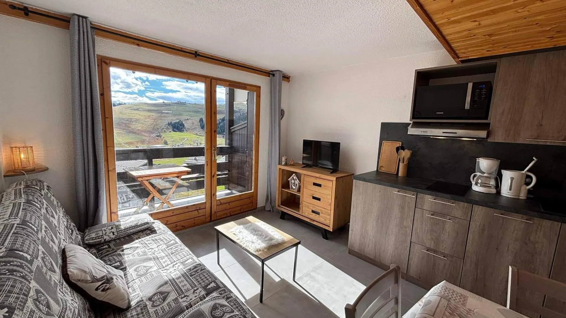 Apartment Les Saisies - Studio Cabine Equipe Pour 4 Avec Balcon - Fr-1-293-150